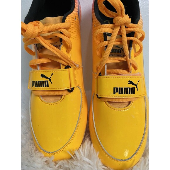 Puma Evospeed Long Jump Track & Field Shoes US Size 11.5 Yellow Black 377001-01 - Picture 9 of 14
